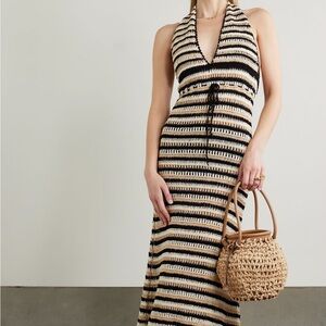 Faithfull the Brand Isili Torcello Crochet Maxi Dress
